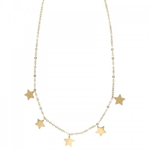 Damenkette mit Sternen in Gelbgold 803321737230