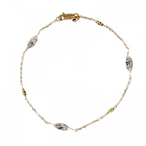 Bracciale da donna Oro giallo e bianco 803321724449