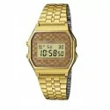 CASIO Unisex Uhr A159WGEA-9ADF Stahl PVD vergoldet Vintage