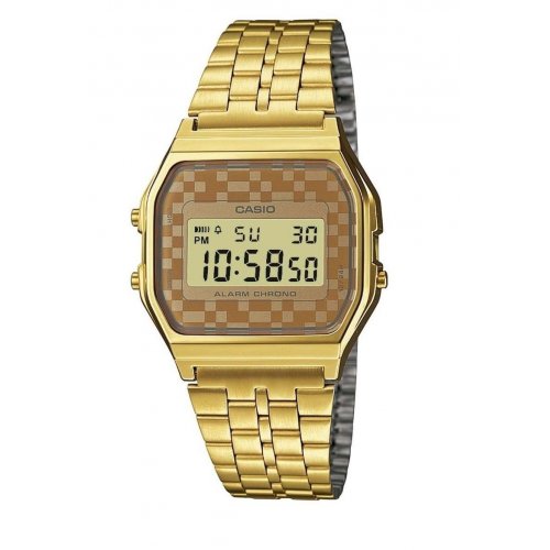 Orologio CASIO Unisex A159WGEA 9ADF Acciaio PVD oro dorato Vintage GioielleriaLucchese