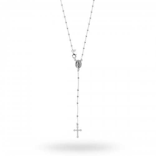 Rosary necklace in 925 silver 45 cm 14623