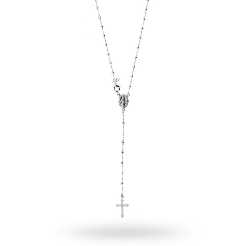 Collana Rosario in argento 925 45 cm 14623
