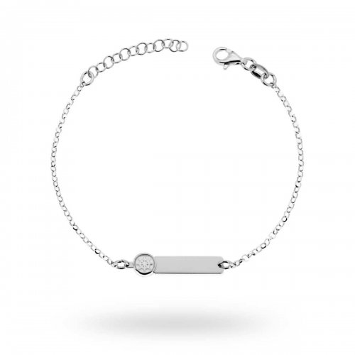 Children's bracelet in 925 silver rudder 16930