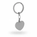 Keychain Man Woman Steel Heart 15825