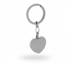 Keychain Man Woman Steel Heart 15825