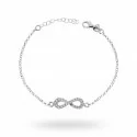 925 silver infinity woman bracelet 13613