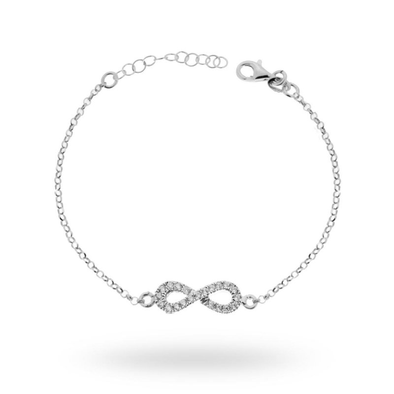 925 silver infinity woman bracelet 13613