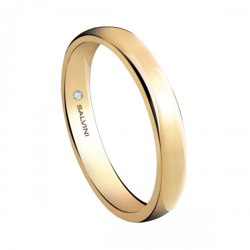 Salvini wedding band Yellow gold Forever 20021767