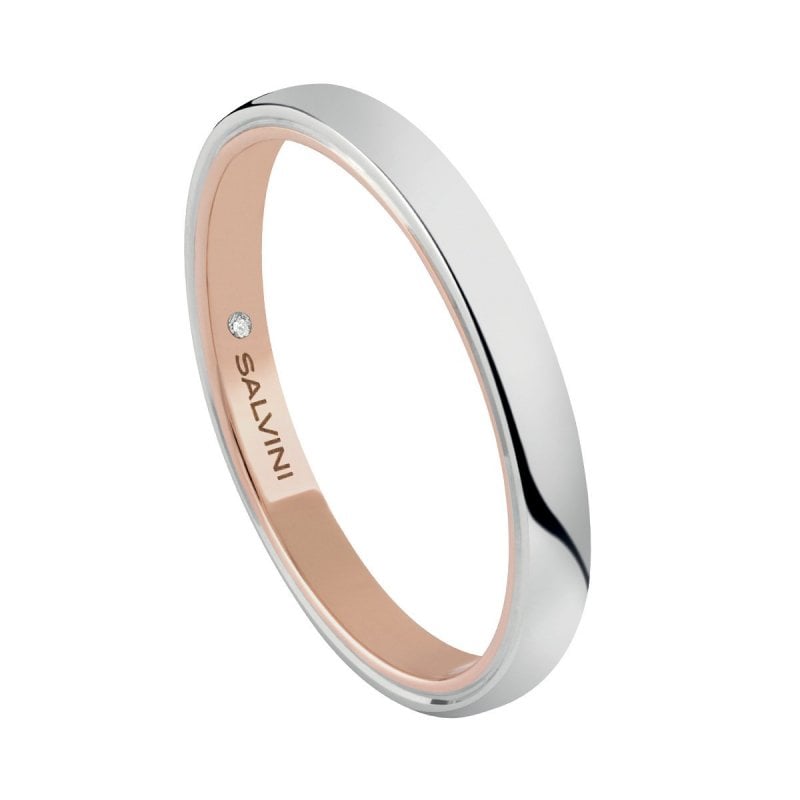 Salvini wedding ring White and pink gold Forever 20063023