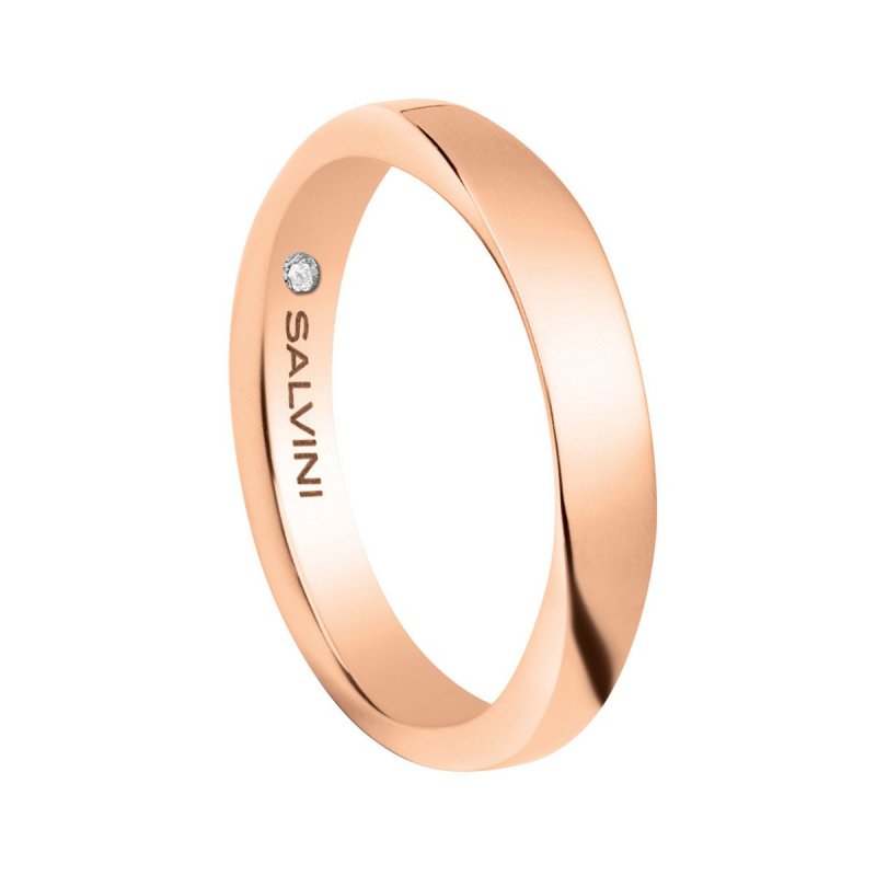 Salvini Rose Gold Infinity wedding ring 20054498