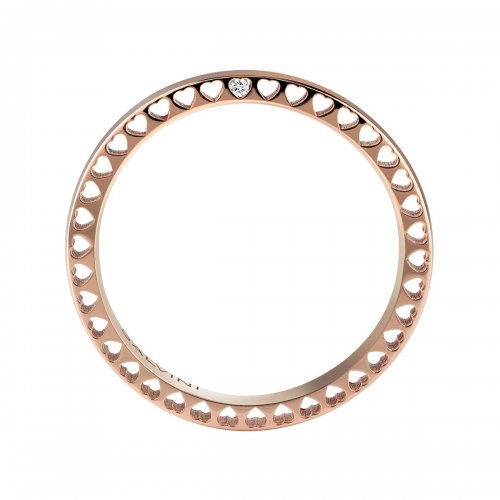 Fede nuziale Salvini collezione Passione Oro rosa 20082694