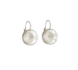 Woman Earrings White Gold Pearls 803321715887