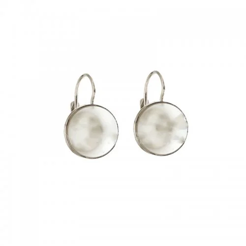 Woman Earrings White Gold Pearls 803321715887