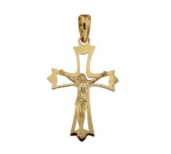 Yellow Gold Men's Cross 803321713100