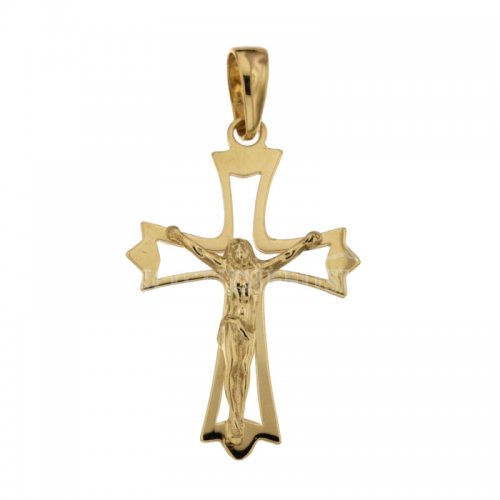 Yellow Gold Men's Cross 803321713100