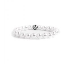Marlù Woman Bracelet Elastic Base Pearls 15BR031-8