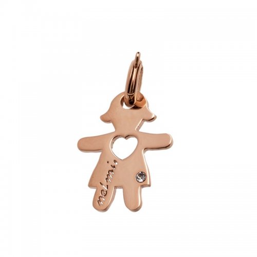 Marlù Charm in Steel Girl 15CN008R