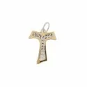 Tau Cross in Yellow and White Gold 803321713766