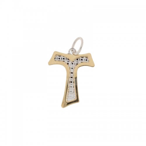 Tau Cross in Yellow and White Gold 803321713766