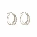 Women's Hoop Earrings in White Gold 803321736278