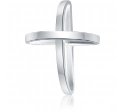 Unisex cross in White Gold GL100001