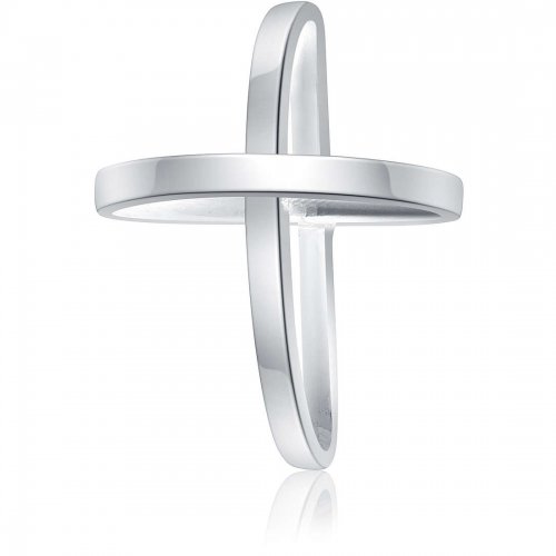 Unisex cross in White Gold GL100001