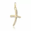 Unisex Cross in White Gold GL100002