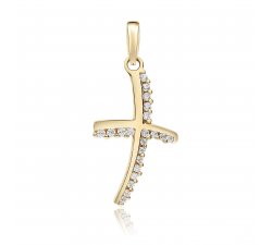 Women's Cross in Yellow Gold GL100002