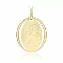 Yellow gold angel pendant 803321714868