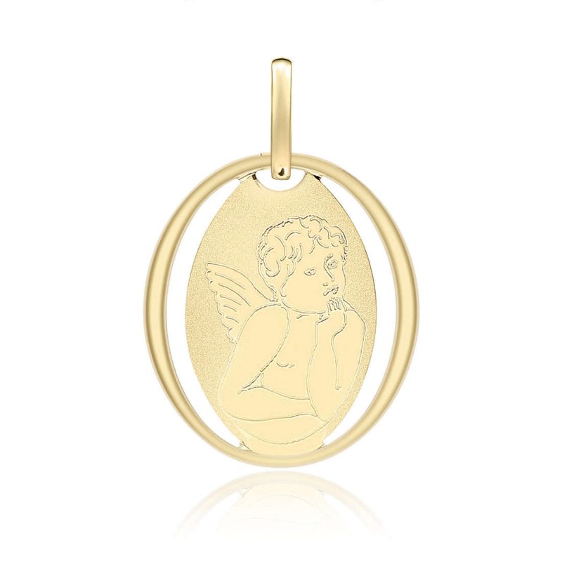 Engelsanhänger aus Gelbgold 803321714868