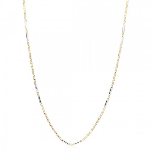 Herren-Halskette aus Gelb- und Weißgold 803321736592