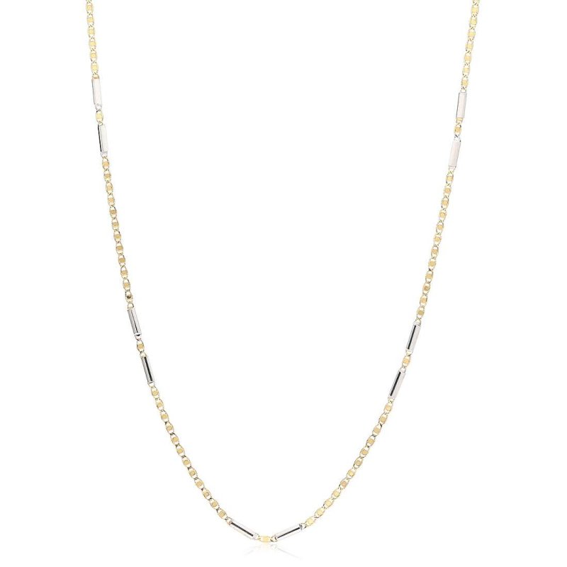 Herren-Halskette aus Gelb- und Weißgold 803321736592