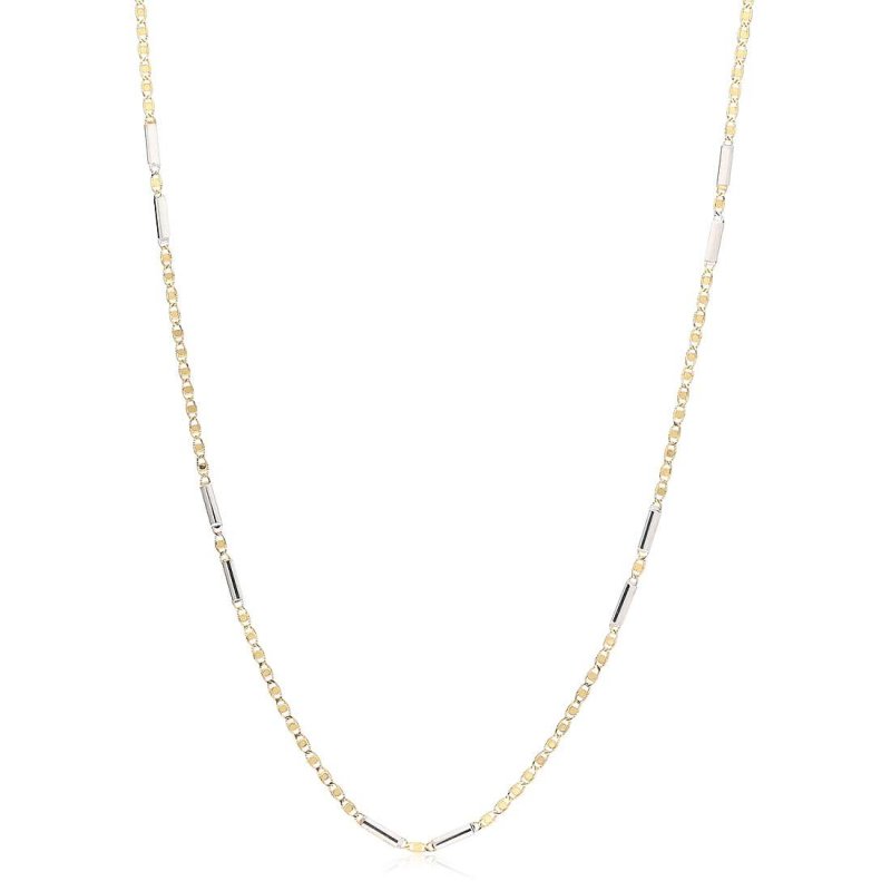 Yellow and White Gold Men's Necklace 803321736592