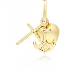 Faith, Hope and Charity Pendant Yellow Gold 803321730702