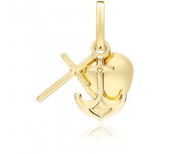 Faith, Hope and Charity Pendant Yellow Gold 803321700498