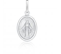 Miraculous Madonna pendant white gold 803321707032