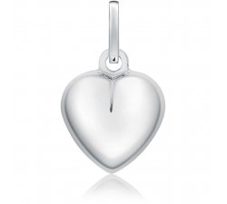 White gold heart pendant 803321711246