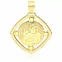 Yellow gold angel pendant 803321714895