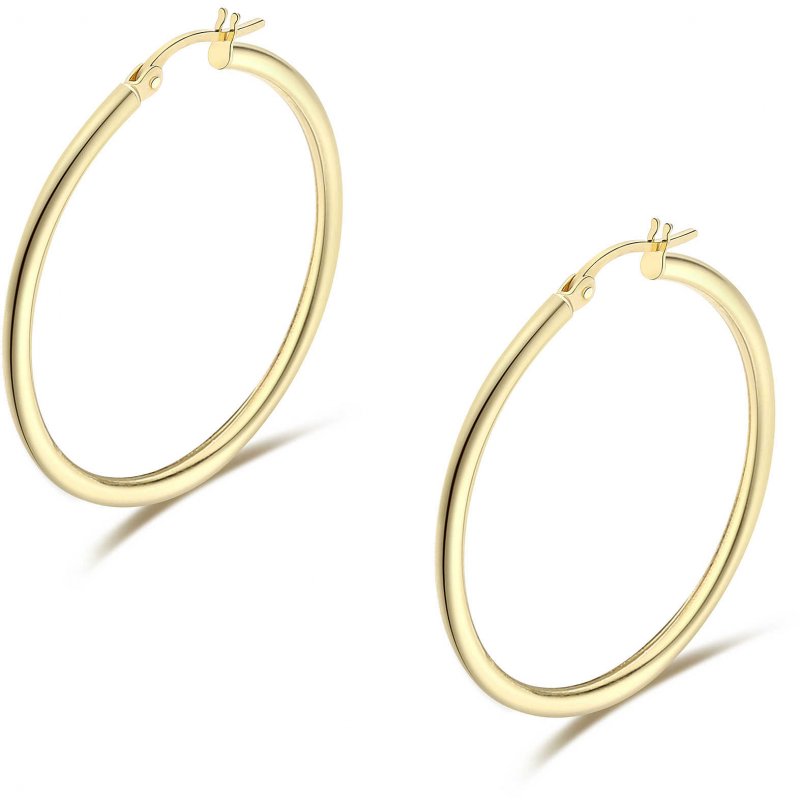 Women's Hoop Earrings in Yellow Gold 803321735701