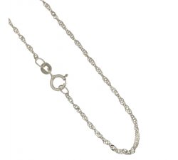 Unisex Necklace in White Gold 803321720081
