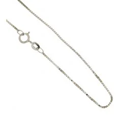 Collana Unisex in Oro Bianco 803321719484