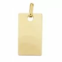 Yellow gold customizable medal pendant 803321731702