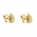Turtle Yellow Gold Women's Earrings 803321732654