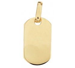 Yellow gold customizable medal pendant 803321731698