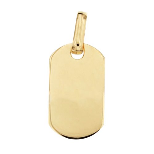 Yellow gold customizable medal pendant 803321731698