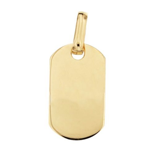 Yellow gold customizable medal pendant 803321730865