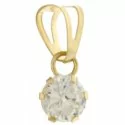 Women's pendant light point Yellow gold 803321717211