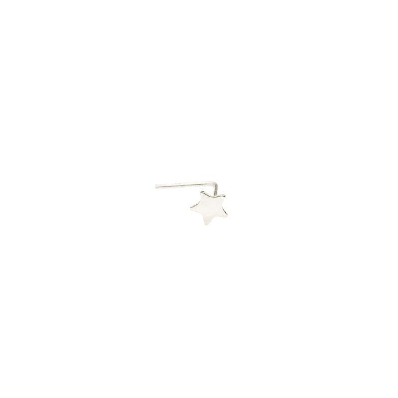 Piercing Naso Stella in Oro Bianco 803321731641