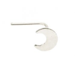 Piercing Naso Luna in Oro Bianco 803321731643