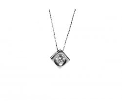 Necklace Promesse Gioielli Woman Point of Light Diamond PPLW